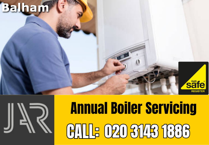 annual boiler servicing Balham